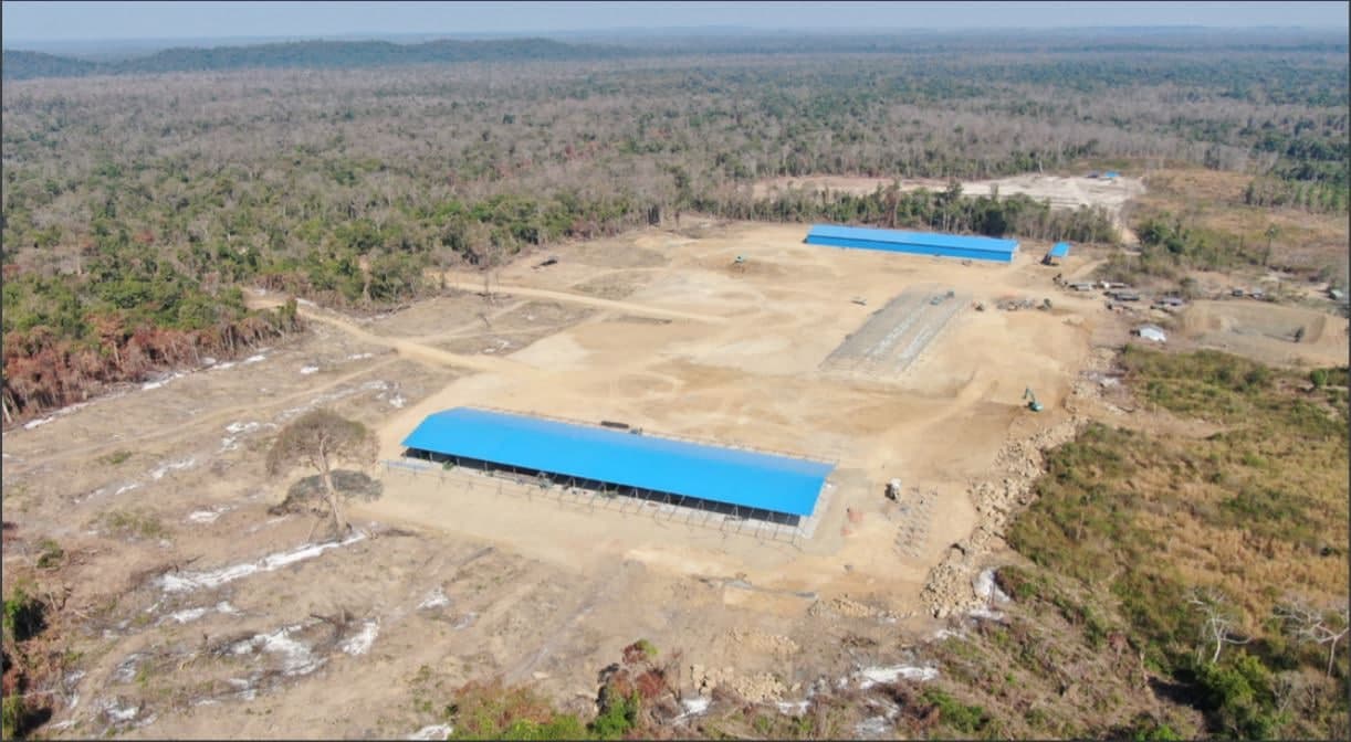 The new Think Biotech/Angkor Plywood sawmill in the immediate vicinity of Prey Lang Wildlife Sanctuary. All photographs are screenshots from the Global Initiative against Transnational Organized Crime report.