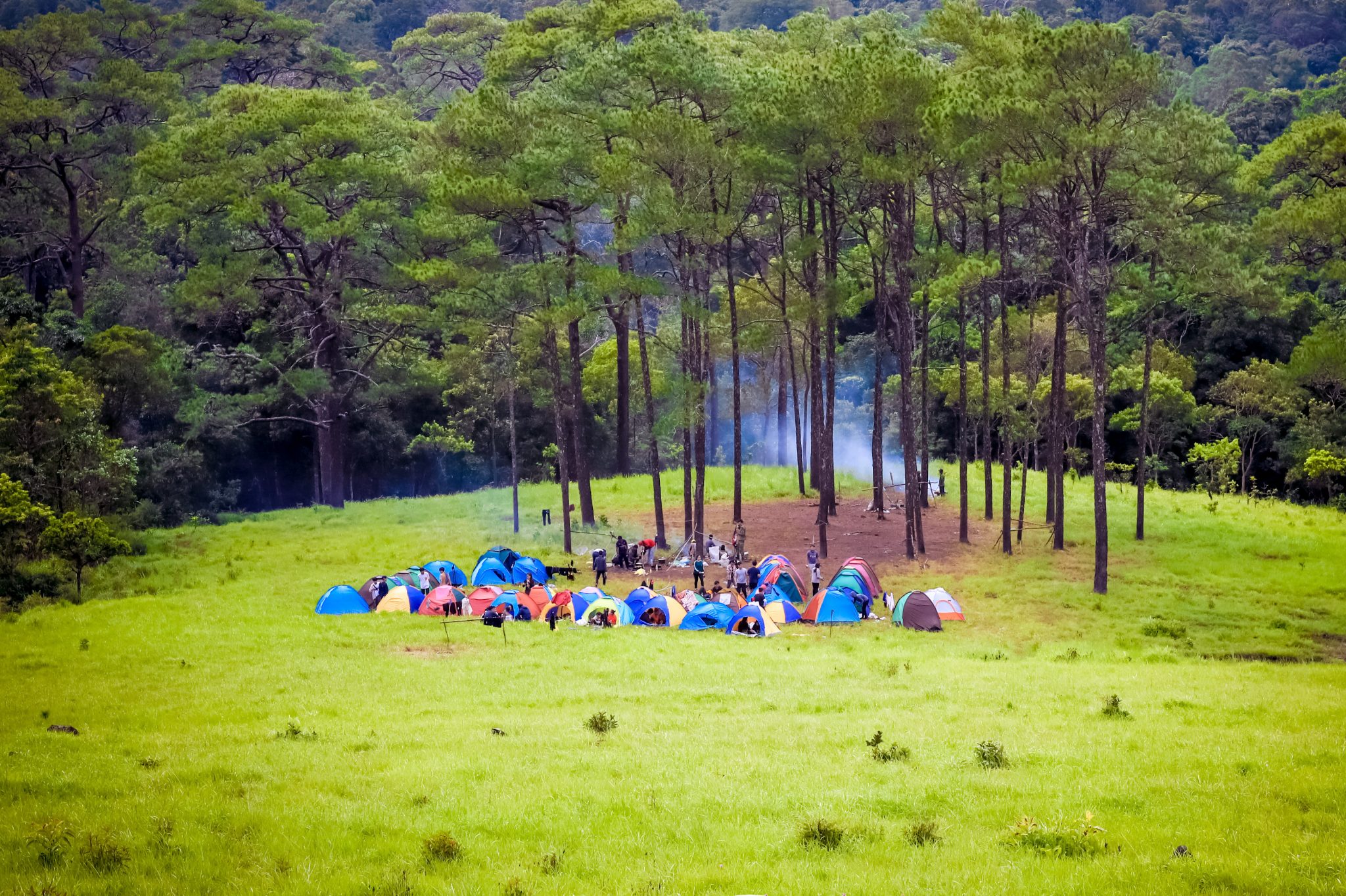 A campsite at Khnong Phsar, June 27, 2020. Luy Veasna