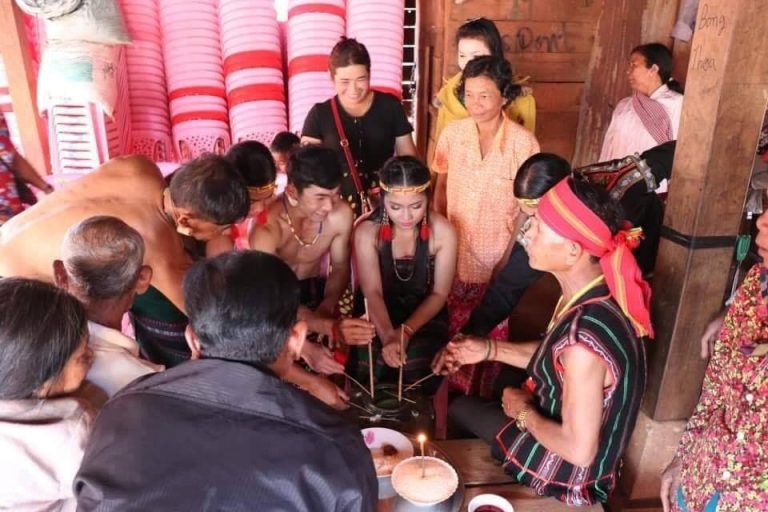 A Bunong wedding ceremony held in Mondulkiri on February 2019. Hungkry Syphon