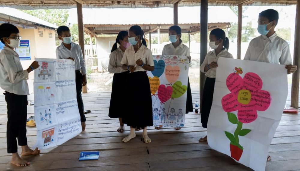 An educational event on child protection in schools held in Siem Reap province last year. Photo supplied