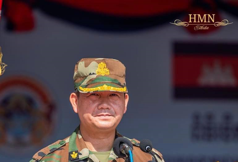 Hun Manet, commander of the Cambodian Royal Army, is slated to run as the CPP’s leading candidate for Phnom Penh. (Hun Manet Facebook)