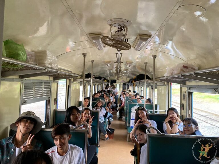 CamboCorps members travel from Phnom Penh to Serei Sorphoan city in Banteay Meanchey province near the Thai border, March 2024. (DC-Cam)