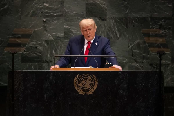 U.S. President Donald Trump delivers remarks to the 80th session of the United Nations General Assembly (White House Gallery)
