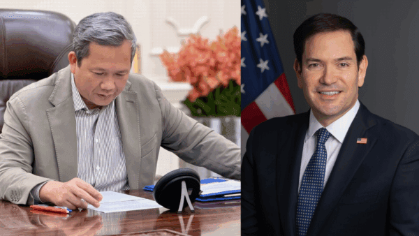 Prime Minister Hun Manet and U.S. Secretary of State Marco Rubio hold a phone conversation to discuss securing a ceasefire in the Cambodia and Thailand conflict